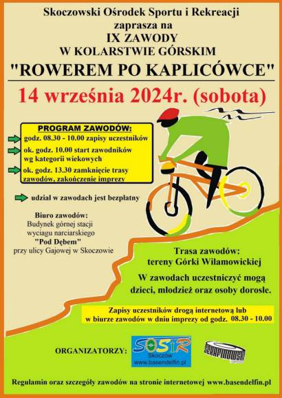 IX Zawody w Kolarstwie Górskim "Rowerem po Kaplicówce"